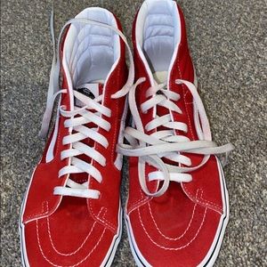 Red high top Vans!!